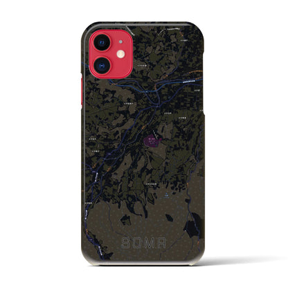 【相馬（青森県）】地図柄iPhoneケース（バックカバータイプ）