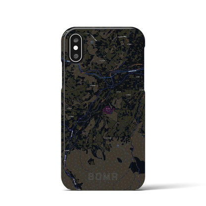 【相馬（青森県）】地図柄iPhoneケース（バックカバータイプ）