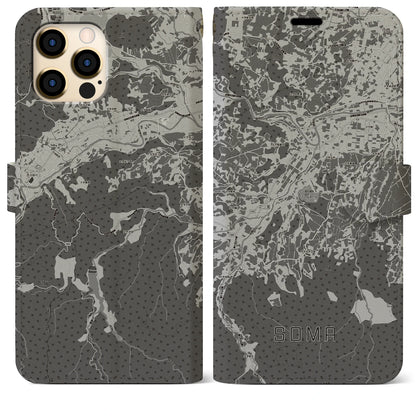 【相馬（青森県）】地図柄iPhoneケース（手帳タイプ）