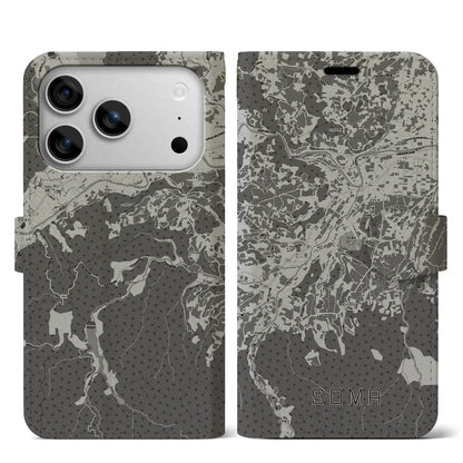 【相馬（青森県）】地図柄iPhoneケース（手帳タイプ）