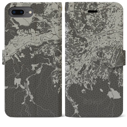 【相馬（青森県）】地図柄iPhoneケース（手帳タイプ）