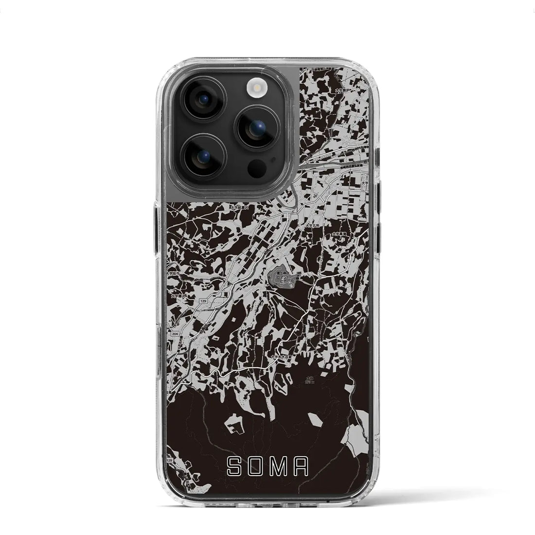 【相馬(青森県)】地図柄iPhoneケース(MagSafeタイプ)