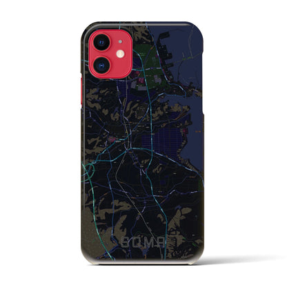 【相馬（福島県）】地図柄iPhoneケース（バックカバータイプ）