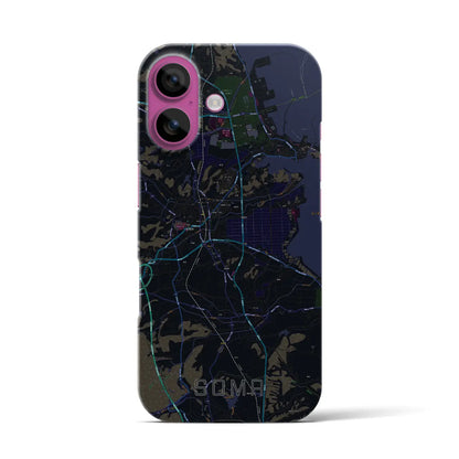 【相馬（福島県）】地図柄iPhoneケース（バックカバータイプ）