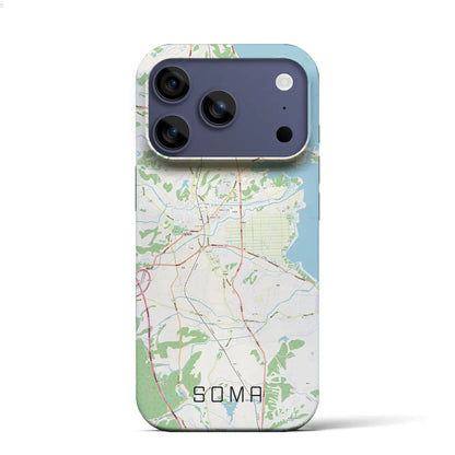 【相馬（福島県）】地図柄iPhoneケース（バックカバータイプ）