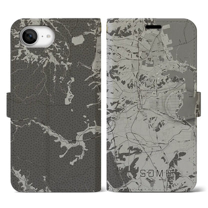 【相馬（福島県）】地図柄iPhoneケース（手帳タイプ）