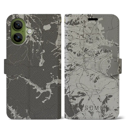 【相馬（福島県）】地図柄iPhoneケース（手帳タイプ）