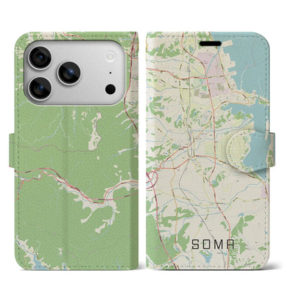 【相馬（福島県）】地図柄iPhoneケース（手帳タイプ）