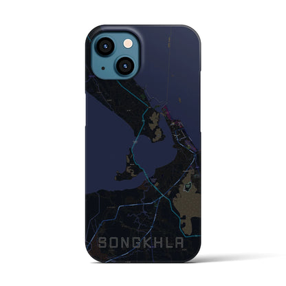 【ソンクラー（タイ）】地図柄iPhoneケース（バックカバータイプ）