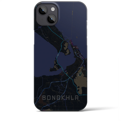 【ソンクラー（タイ）】地図柄iPhoneケース（バックカバータイプ）