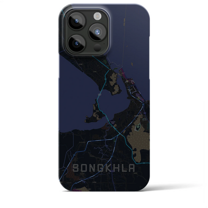 【ソンクラー（タイ）】地図柄iPhoneケース（バックカバータイプ）