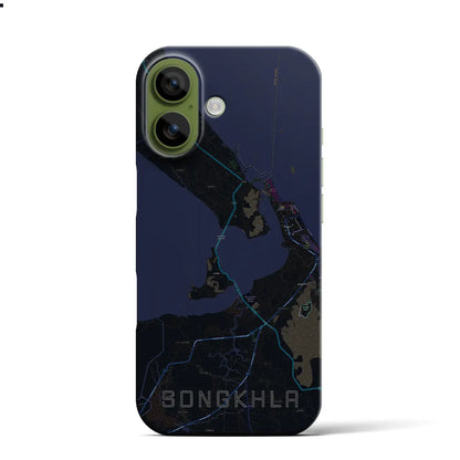 【ソンクラー（タイ）】地図柄iPhoneケース（バックカバータイプ）