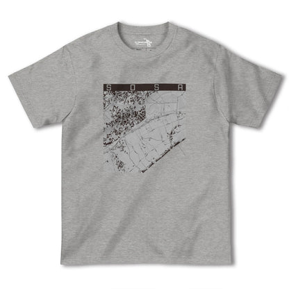 【匝瑳（千葉県）】地図柄ヘビーウェイトTシャツ