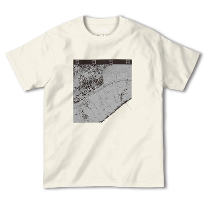 【匝瑳（千葉県）】地図柄ヘビーウェイトTシャツ