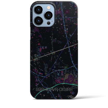 【祖師ヶ谷大蔵（東京都）】地図柄iPhoneケース（バックカバータイプ）