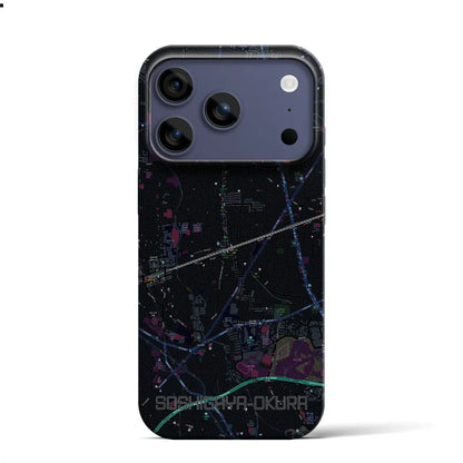 【祖師ヶ谷大蔵（東京都）】地図柄iPhoneケース（バックカバータイプ）