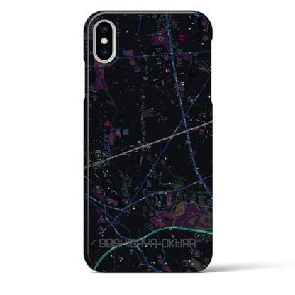 【祖師ヶ谷大蔵（東京都）】地図柄iPhoneケース（バックカバータイプ）