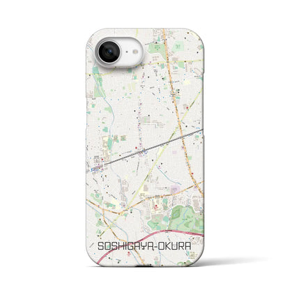 【祖師ヶ谷大蔵（東京都）】地図柄iPhoneケース（バックカバータイプ）