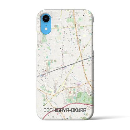 【祖師ヶ谷大蔵（東京都）】地図柄iPhoneケース（バックカバータイプ）