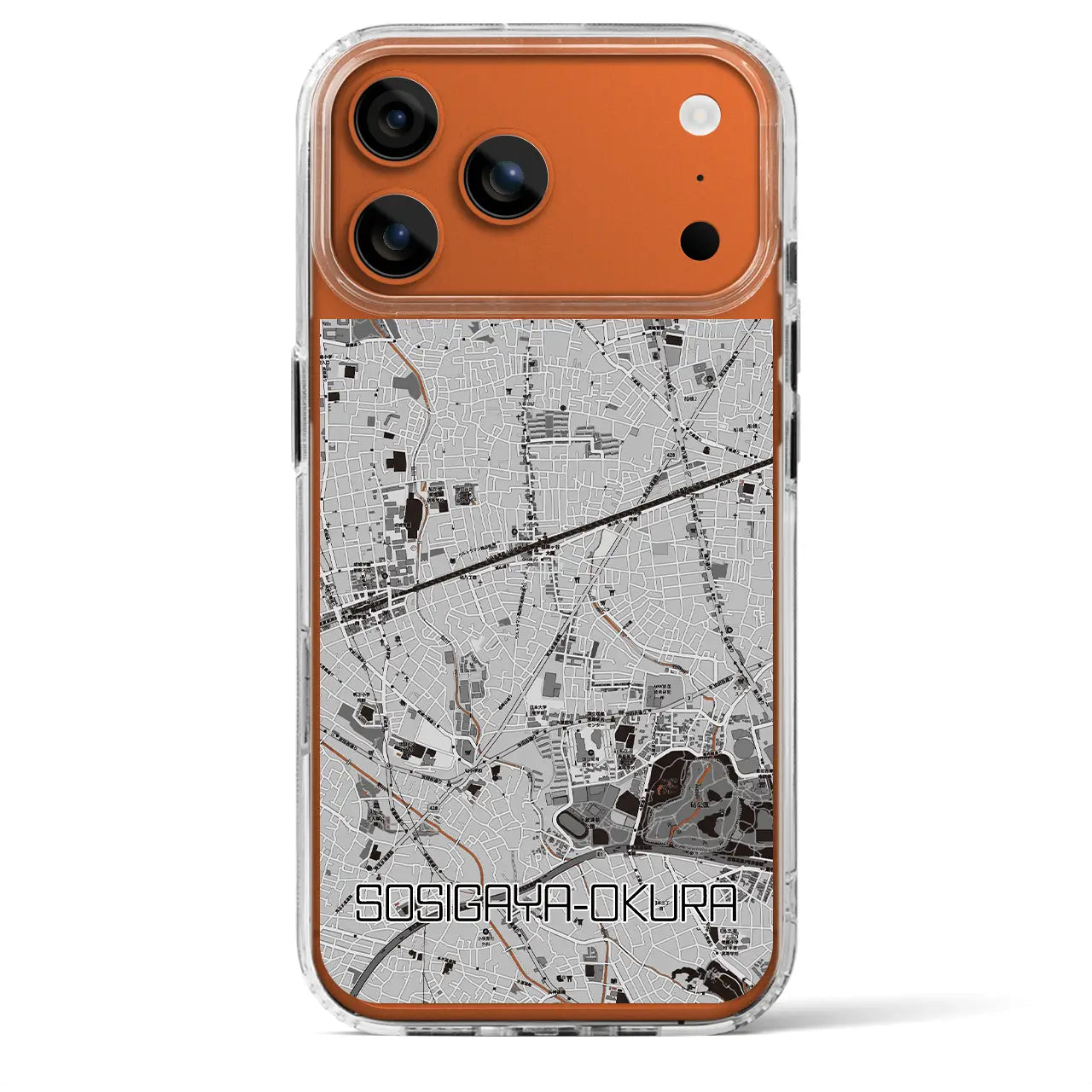 【祖師ヶ谷大蔵（東京都）】地図柄iPhoneケース（MagSafeタイプ）