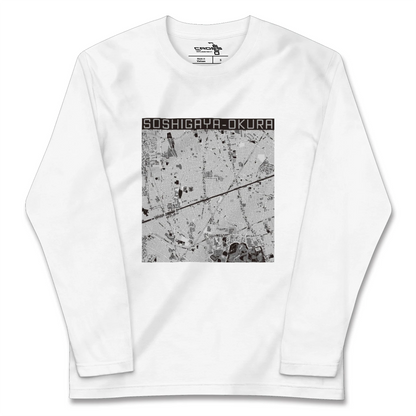 【祖師ヶ谷大蔵（東京都）】地図柄ロングスリーブTシャツ