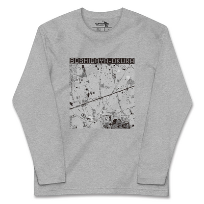 【祖師ヶ谷大蔵（東京都）】地図柄ロングスリーブTシャツ