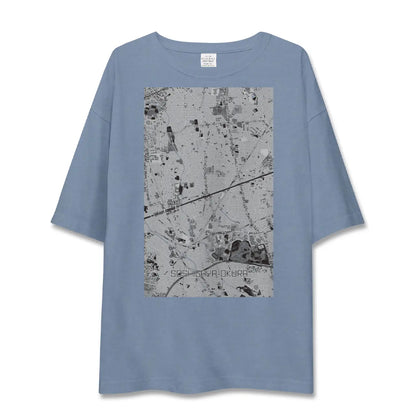 【祖師ヶ谷大蔵（東京都）】地図柄ビッグシルエットTシャツ