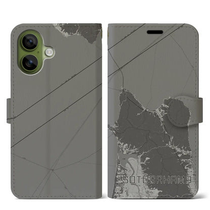 【外ヶ浜（青森県）】地図柄iPhoneケース（手帳タイプ）