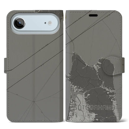 【外ヶ浜（青森県）】地図柄iPhoneケース（手帳タイプ）