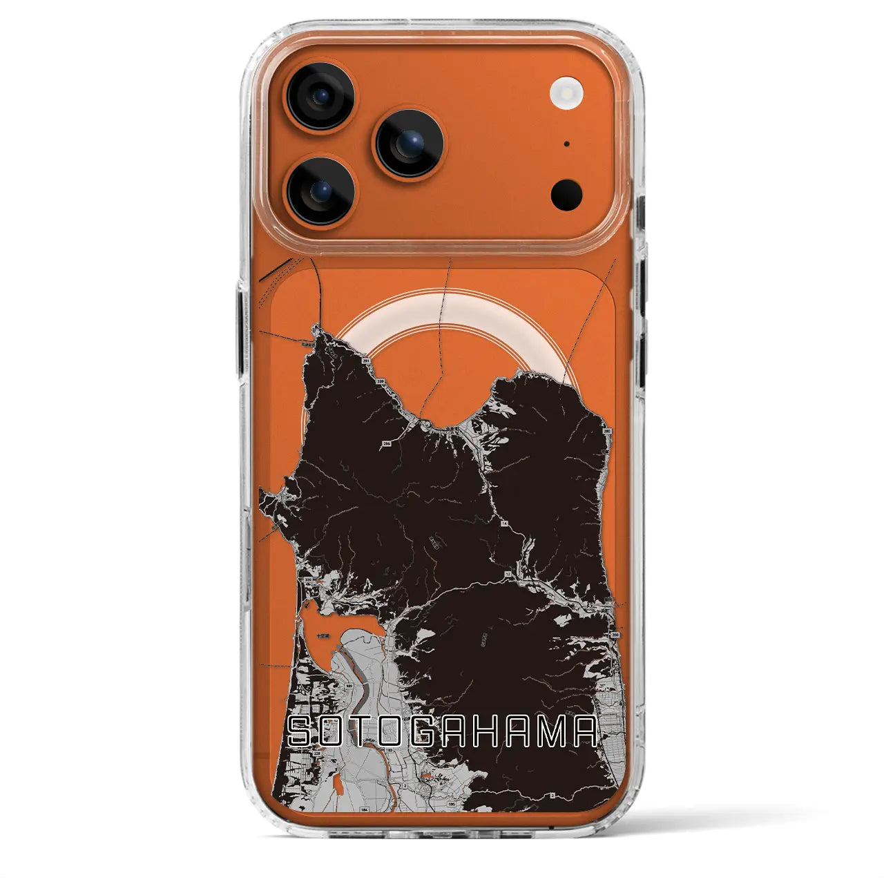 【外ヶ浜（青森県）】地図柄iPhoneケース（MagSafeタイプ）