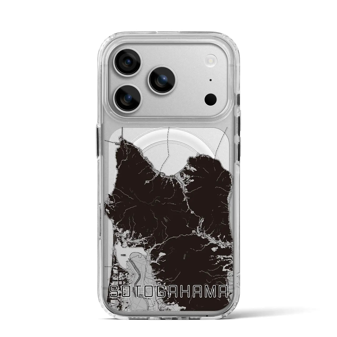 【外ヶ浜（青森県）】地図柄iPhoneケース（MagSafeタイプ）