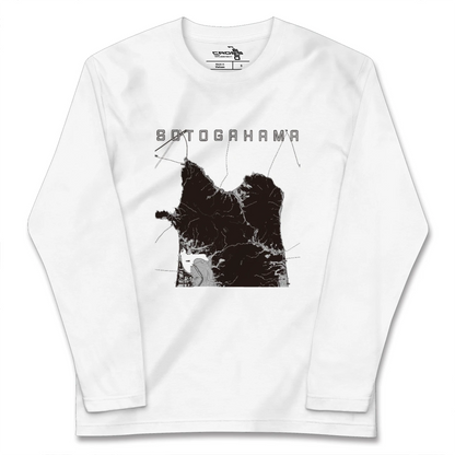 【外ヶ浜（青森県）】地図柄ロングスリーブTシャツ