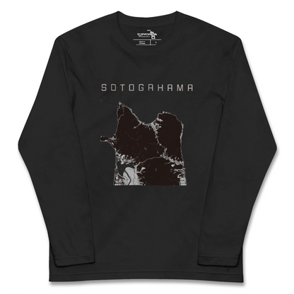 【外ヶ浜（青森県）】地図柄ロングスリーブTシャツ
