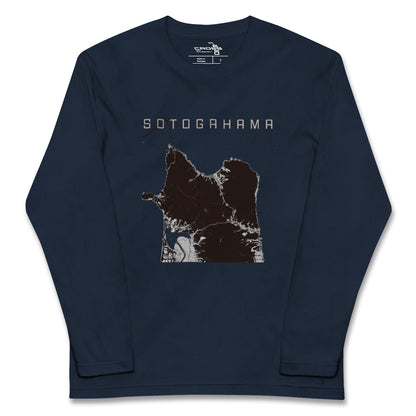 【外ヶ浜（青森県）】地図柄ロングスリーブTシャツ