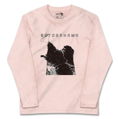 【外ヶ浜（青森県）】地図柄ロングスリーブTシャツ