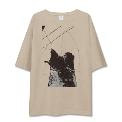 【外ヶ浜（青森県）】地図柄ビッグシルエットTシャツ