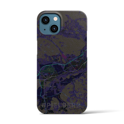 【シュピールベルク（オーストリア）】地図柄iPhoneケース（バックカバータイプ）