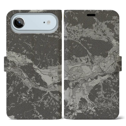 【シュピールベルク（オーストリア）】地図柄iPhoneケース（手帳タイプ）