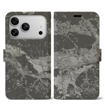 【シュピールベルク（オーストリア）】地図柄iPhoneケース（手帳タイプ）