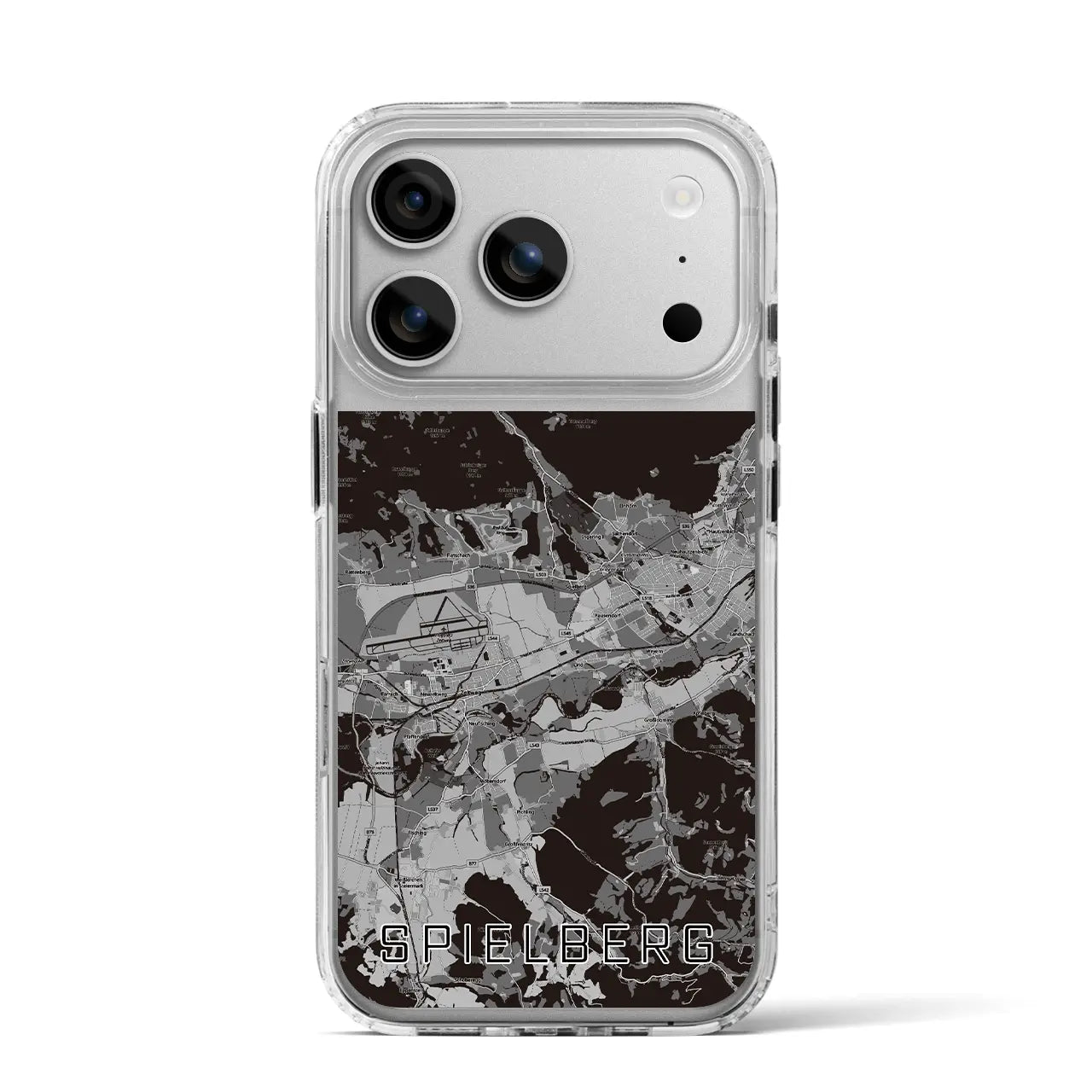 【シュピールベルク（オーストリア）】地図柄iPhoneケース（MagSafeタイプ）