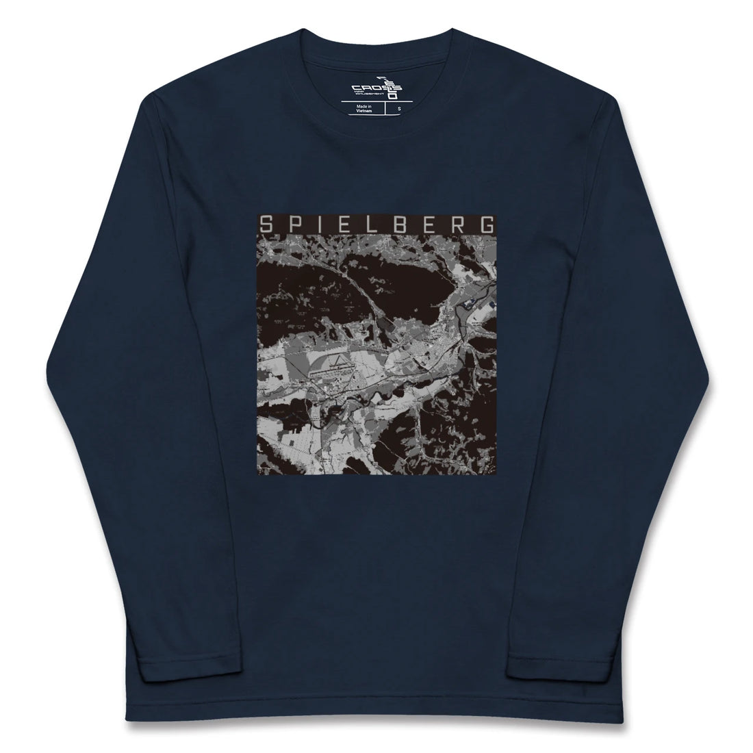 【シュピールベルク(オーストリア)】地図柄ロングスリーブTシャツ
