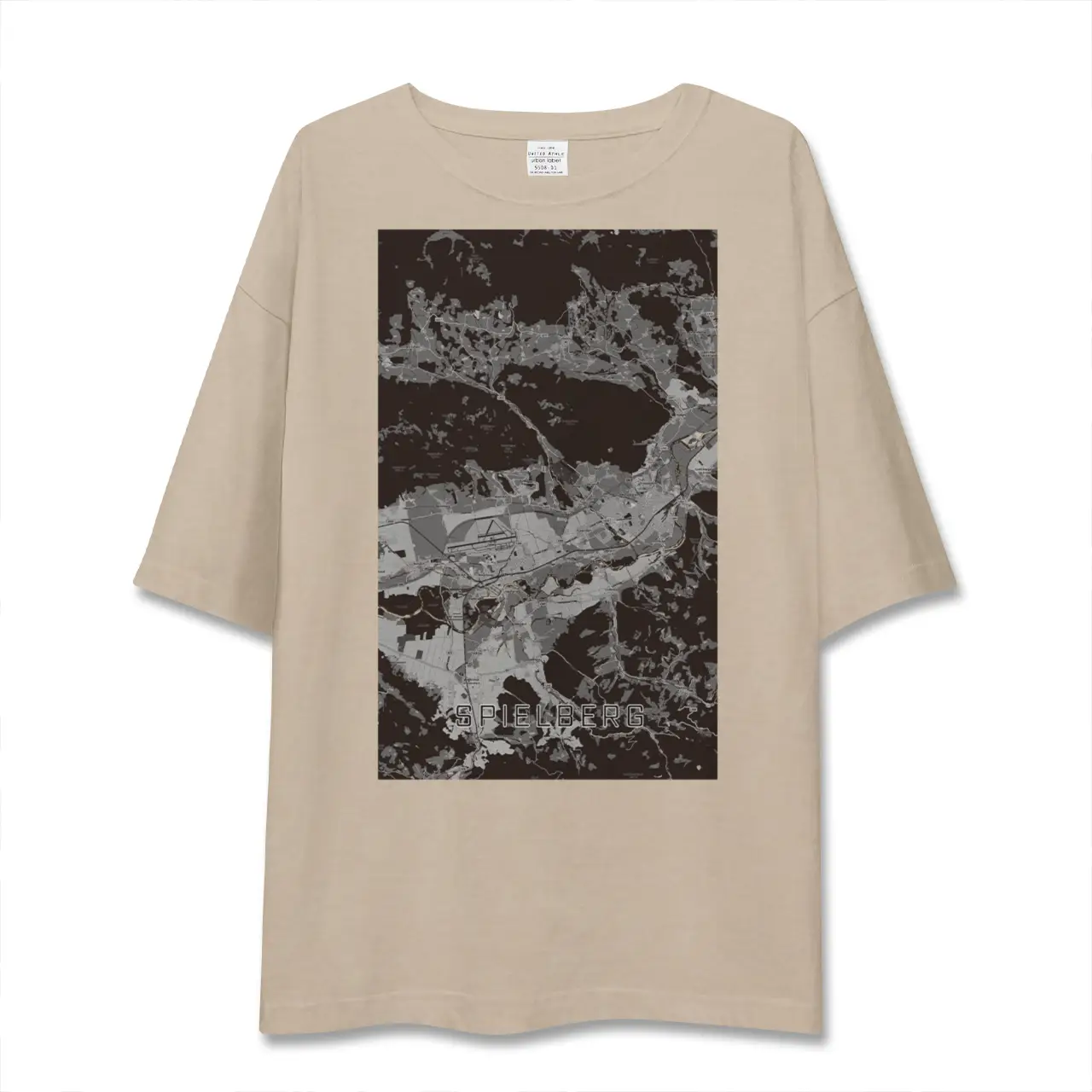 【シュピールベルク（オーストリア）】地図柄ビッグシルエットTシャツ