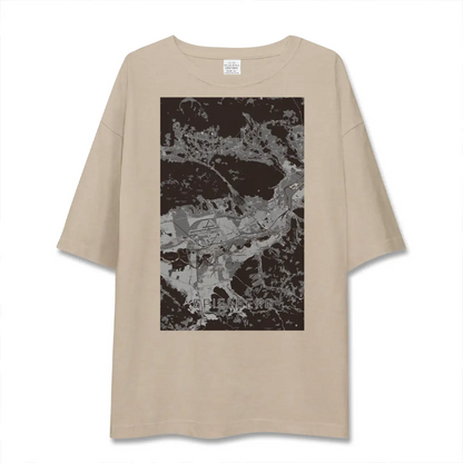 【シュピールベルク（オーストリア）】地図柄ビッグシルエットTシャツ