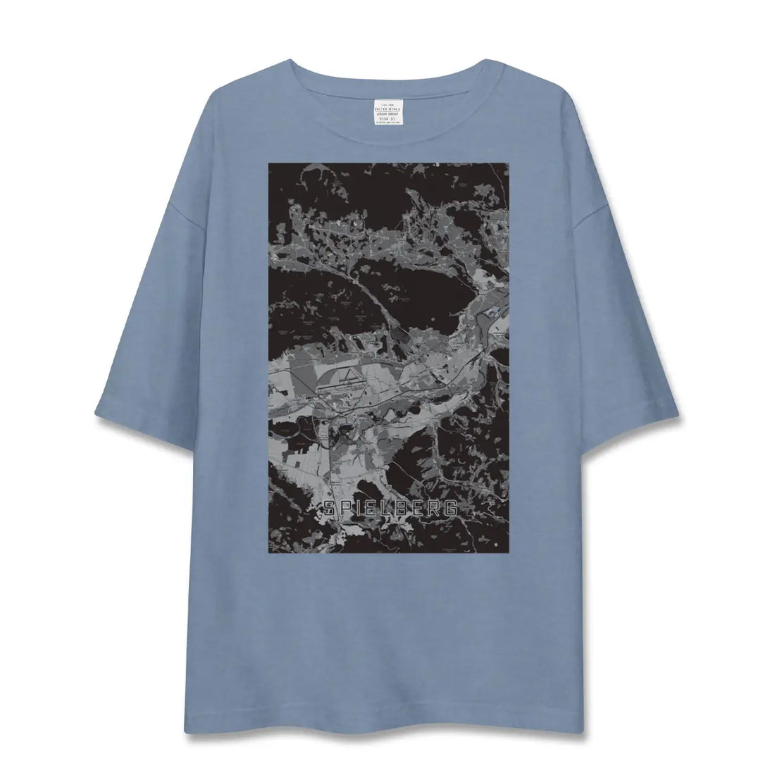 【シュピールベルク（オーストリア）】地図柄ビッグシルエットTシャツ