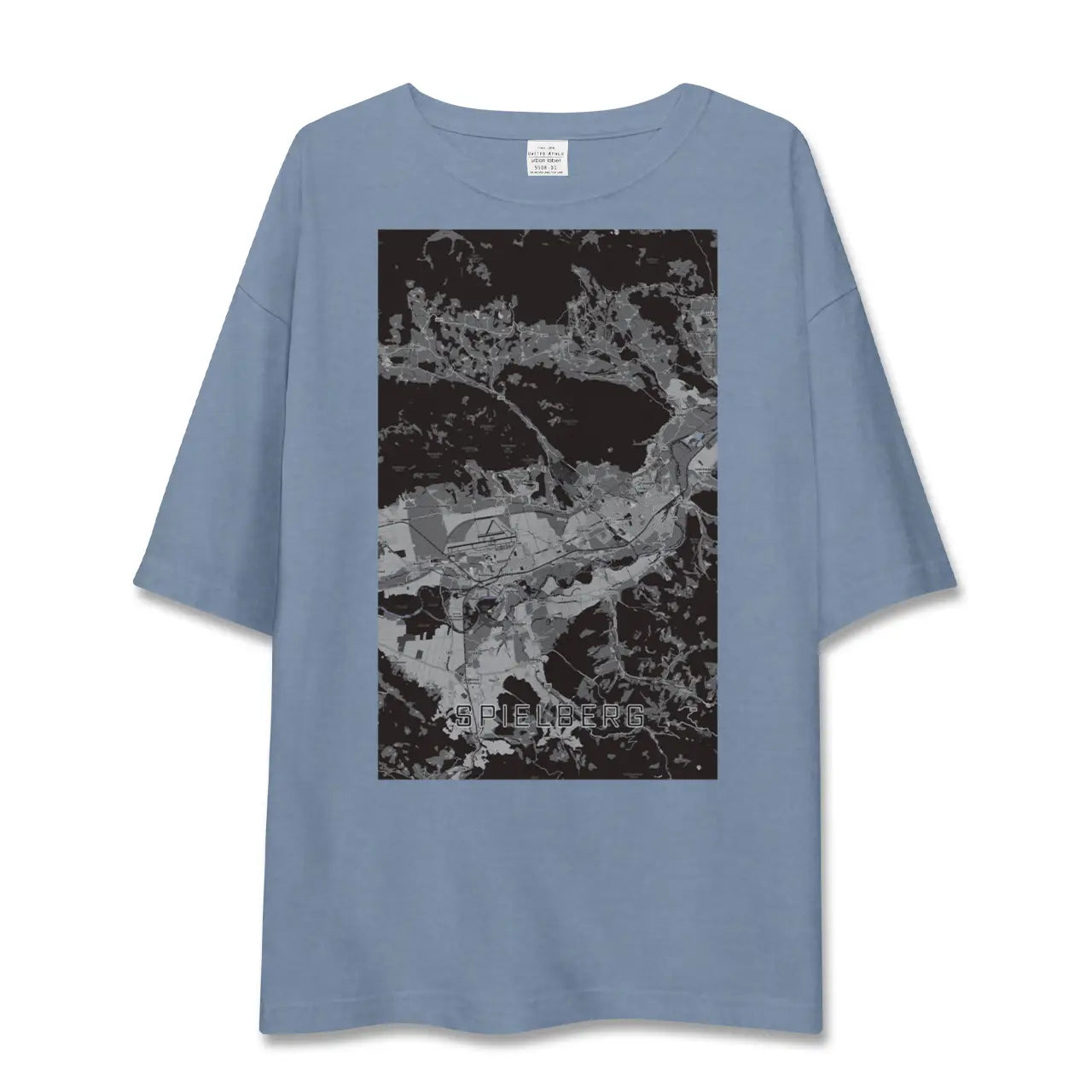 【シュピールベルク（オーストリア）】地図柄ビッグシルエットTシャツ
