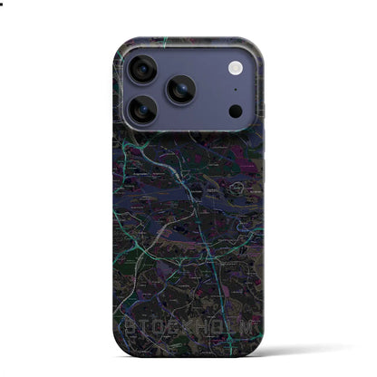 【ストックホルム（スウェーデン）】地図柄iPhoneケース（バックカバータイプ）