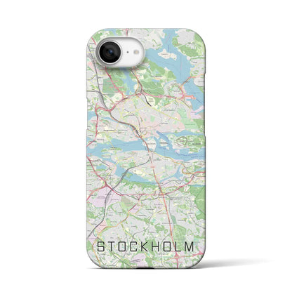 【ストックホルム（スウェーデン）】地図柄iPhoneケース（バックカバータイプ）