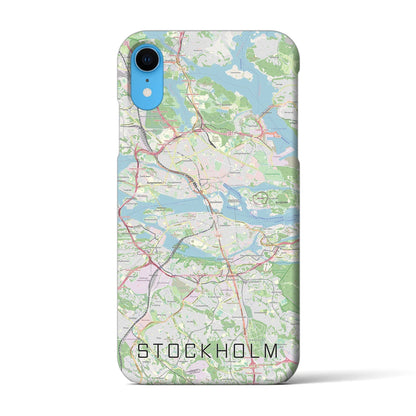 【ストックホルム（スウェーデン）】地図柄iPhoneケース（バックカバータイプ）