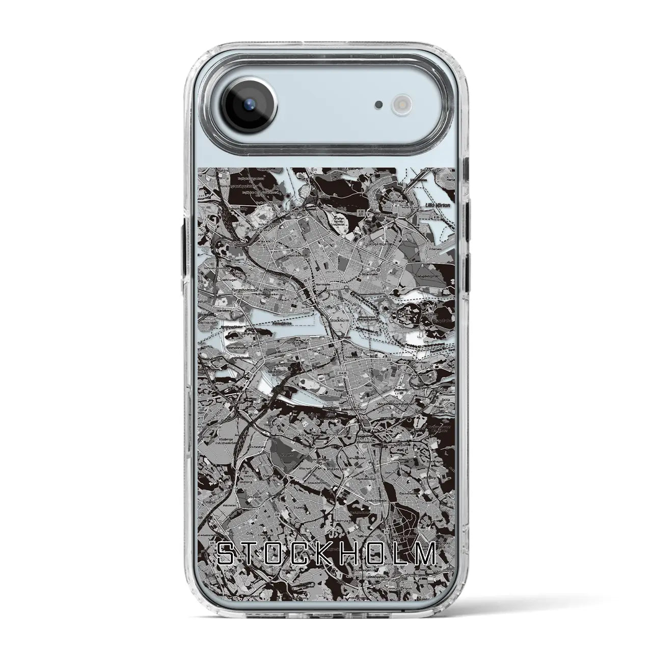 【ストックホルム（スウェーデン）】地図柄iPhoneケース（MagSafeタイプ）