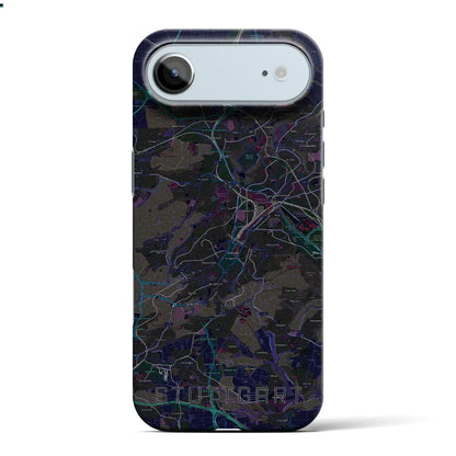 【シュトゥットガルト（ドイツ）】地図柄iPhoneケース（バックカバータイプ）